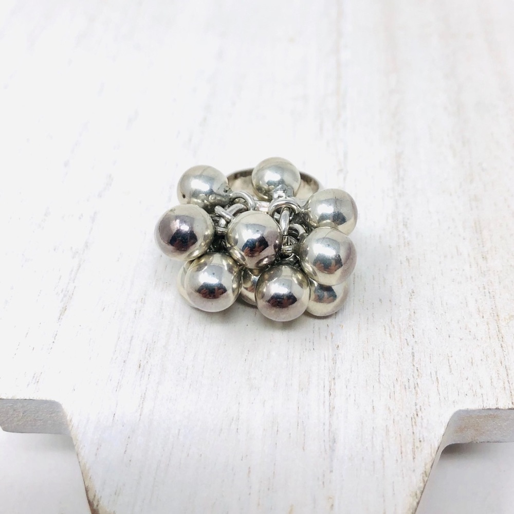 Sterling Silver baubles ring, 24.5g - Picture 3 of 9